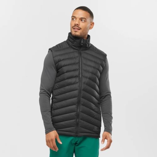 Chalecos Aislantes Salomon Essential Xwarm Down Hombre Negros | MX KNTL495